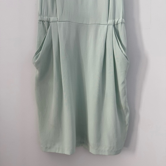 Aritzia Wilfred mint green silk sleeveless dress - size 6 (Small) - Picture 4 of 8